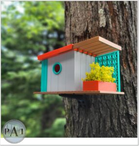 Mid Century Birdhouse V1