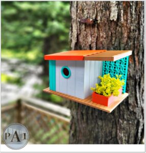 Mid Century Birdhouse V1