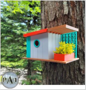 Mid Century Birdhouse V1