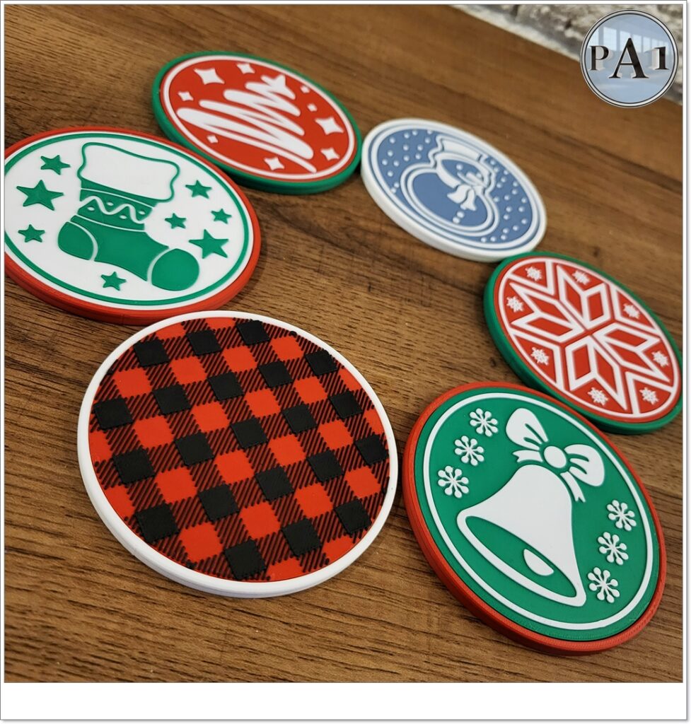 Christmas Coasters Set